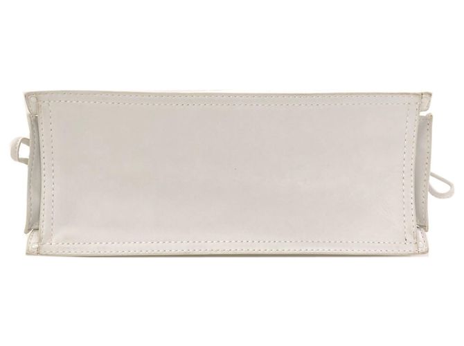 Borsa Tote Loewe Crown in Pelle Bianca Bianco - vista 4