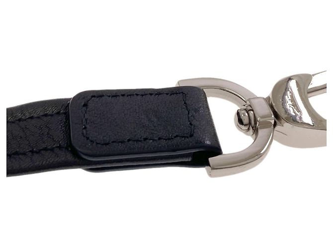 Longchamp Le Pliage Cuir 2-Way Lederhandtasche Schwarz - Ansicht 14