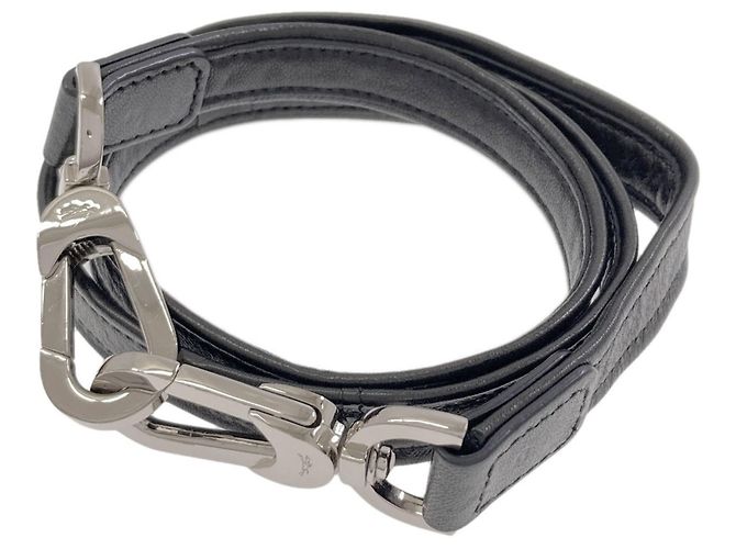 Longchamp Le Pliage Cuir 2-Way Lederhandtasche Schwarz - Ansicht 8