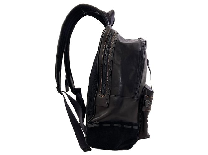 Coach Rucksack aus schwarzem Leder - Ansicht 3