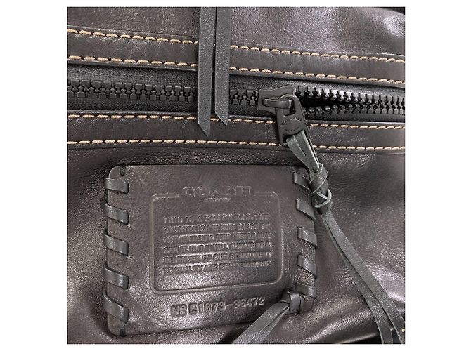 Coach Rucksack aus schwarzem Leder - Ansicht 9