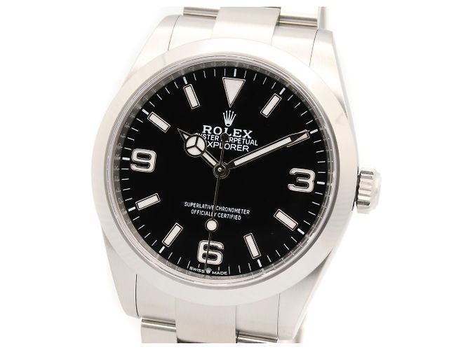 Relógio de pulso Rolex Explorer 1 em aço inoxidável - vista 3