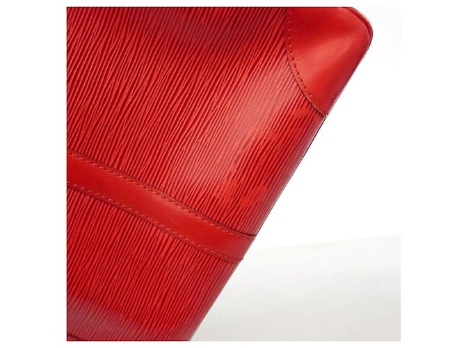 Borsetta Louis Vuitton in pelle Epi Rosso - vista 12