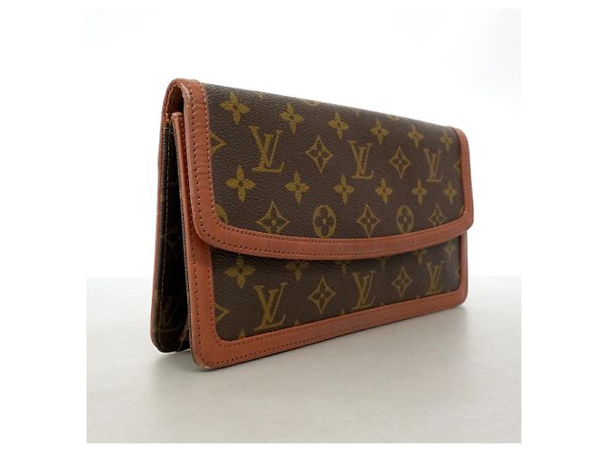Louis Vuitton Monogram Pochette Dam PM Clutch Bag Marron - vue 2