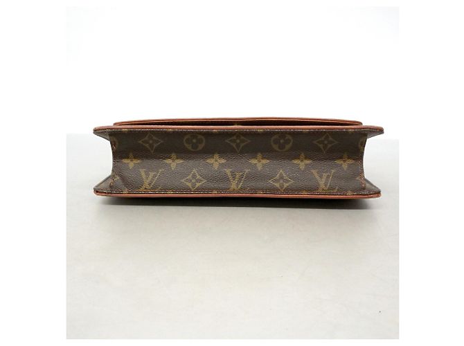 Louis Vuitton Monogram Pochette Dam PM Clutch Bag Marron - vue 3