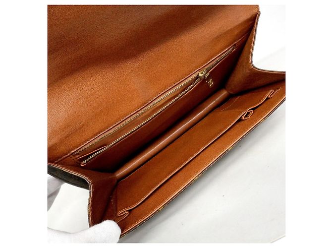 Louis Vuitton Monogram Pochette Dam PM Clutch Bag Marron - vue 4