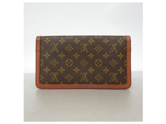 Louis Vuitton Monogram Pochette Dam PM Clutch Bag Marron - vue 9