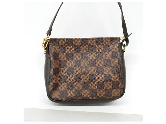 Louis Vuitton Damier Trousse Makeup Bag/Pouch N51982 Ebene Damier ebene - vista 10