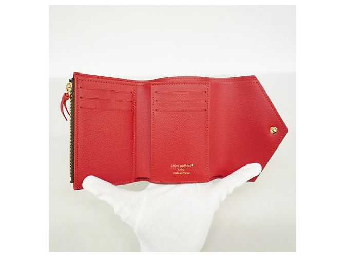 Louis Vuitton Damier Portefeuille Victorine Tri-fold Wallet Damier ebene - vista 3