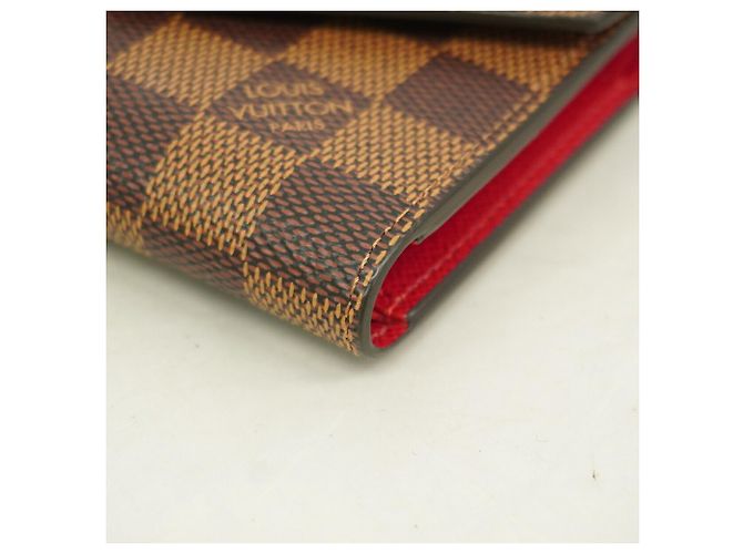 Louis Vuitton Damier Portefeuille Victorine Tri-fold Wallet Damier ebene - vista 5
