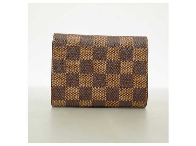 Louis Vuitton Damier Portefeuille Victorine Tri-fold Wallet Damier ebene - vista 6