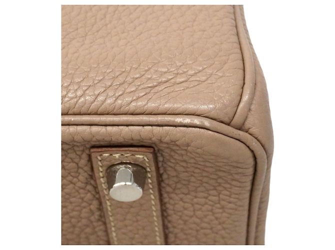 Hermès Bolso Hermes Birkin 30 Casaque Roja Gris Mostaza - vista 6