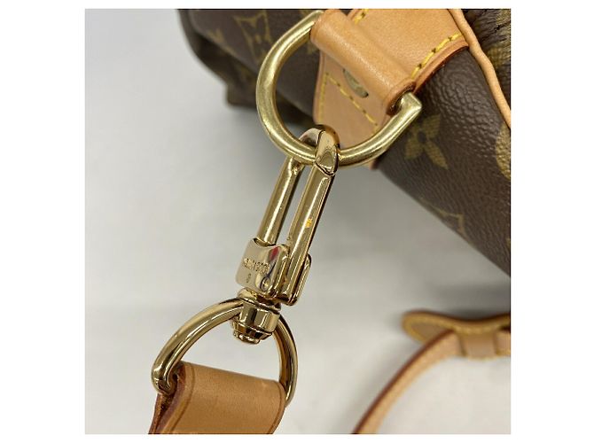 Louis Vuitton Boston Monogram Keepall Bandoulière 60 Marrone - vista 11