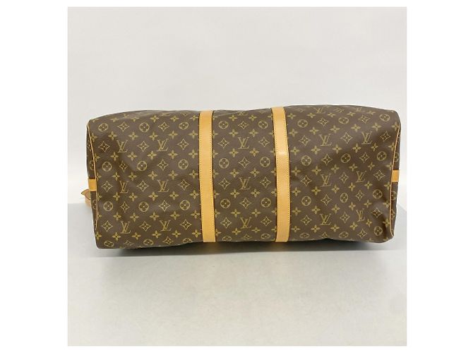 Louis Vuitton Boston Monogram Keepall Bandoulière 60 Marrone - vista 3