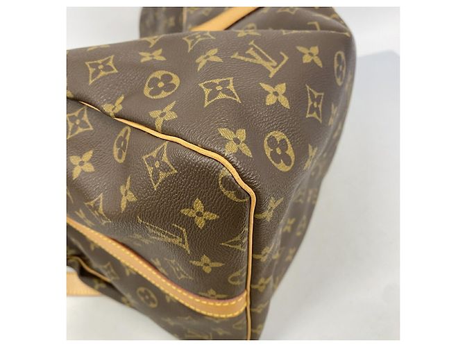 Louis Vuitton Boston Monogram Keepall Bandoulière 60 Marrone - vista 6
