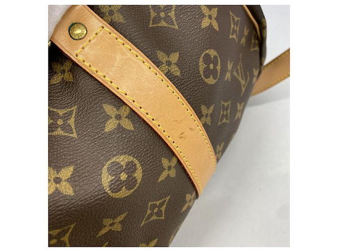 Louis Vuitton Boston Monogram Keepall Bandoulière 60 Marrone - vista 7