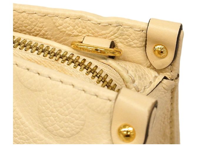 Borsa Louis Vuitton Monogram Empreinte OnTheGo EW Crudo - vista 11