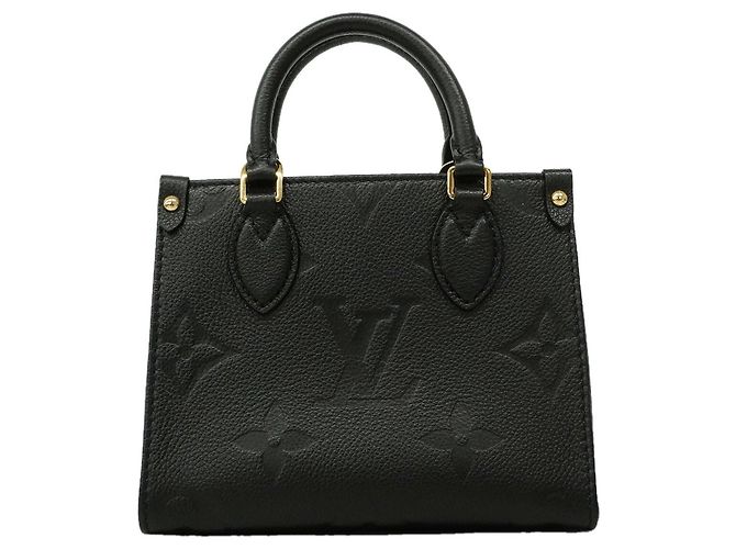 Bolso Louis Vuitton Monogram Empreinte OnTheGo BB Negro - vista 9