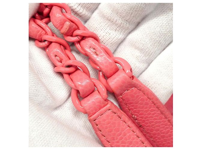 Chanel Mini Matelassé Schultertasche mit Kette Pink - Ansicht 11