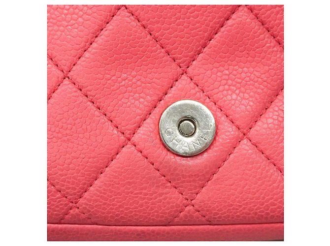 Chanel Mini Matelassé Schultertasche mit Kette Pink - Ansicht 6