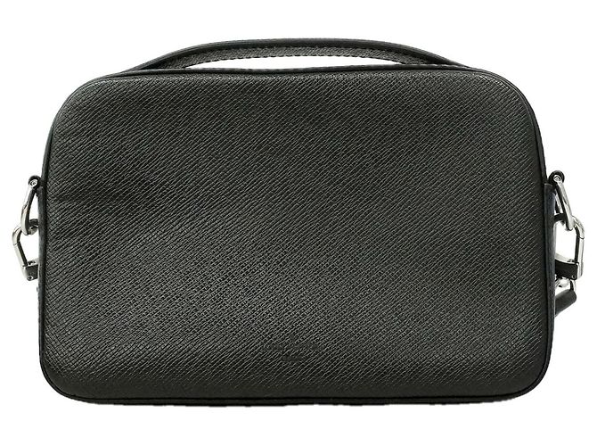 Borsa a tracolla Louis Vuitton Taiga Avenue Nero - vista 8