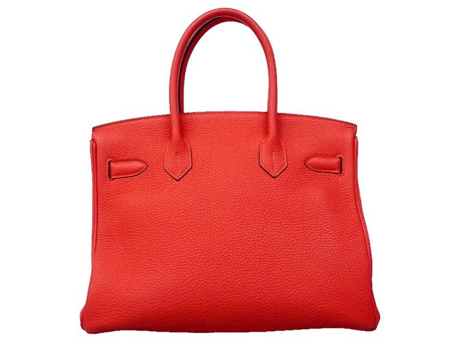 Hermès Borsa Hermes Birkin 30 Togo Bougainvillea - vista 12