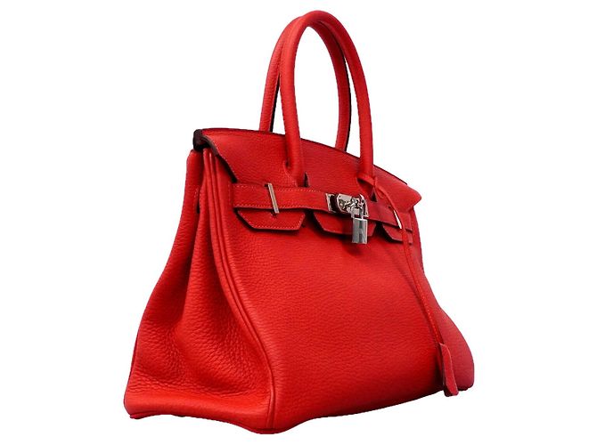 Hermès Borsa Hermes Birkin 30 Togo Bougainvillea - vista 2