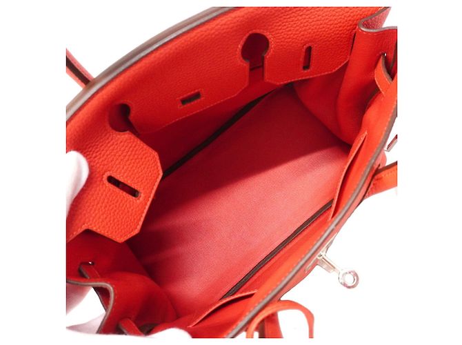 Hermès Borsa Hermes Birkin 30 Togo Bougainvillea - vista 4