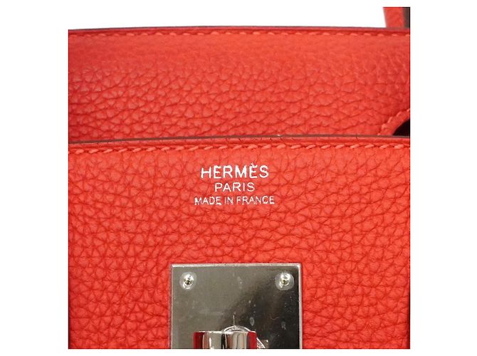 Hermès Borsa Hermes Birkin 30 Togo Bougainvillea - vista 5