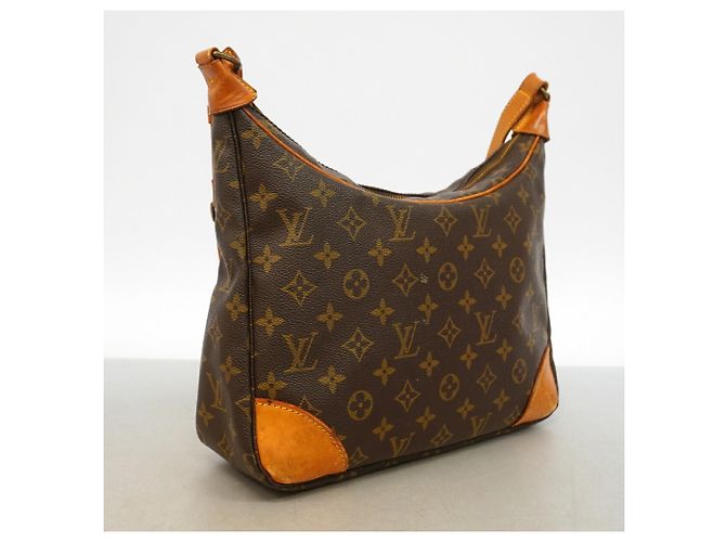 Bolso de hombro Louis Vuitton Monogram Boulogne 30 Castaño - vista 2