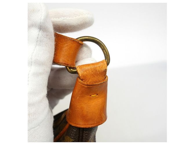 Bolso de hombro Louis Vuitton Monogram Boulogne 30 Castaño - vista 9