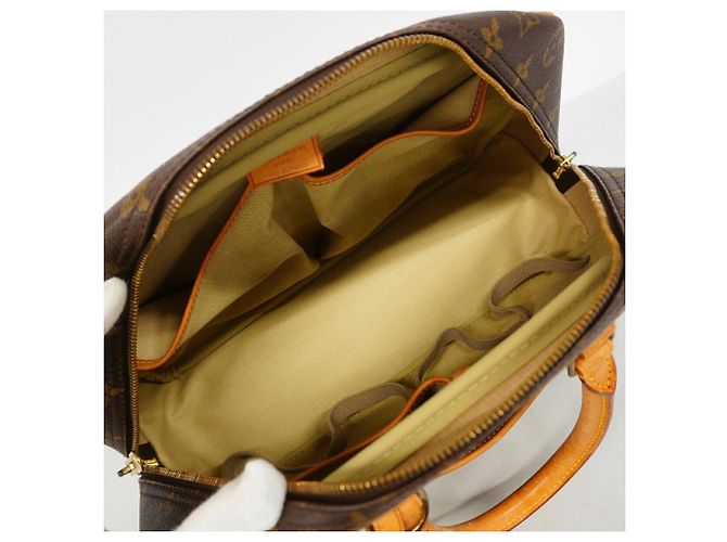 Borsa Louis Vuitton Monogram Deauville Marrone - vista 4