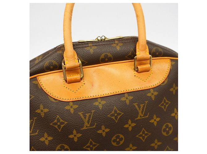 Borsa Louis Vuitton Monogram Deauville Marrone - vista 8