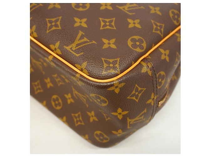 Borsa Louis Vuitton Monogram Deauville Marrone - vista 9