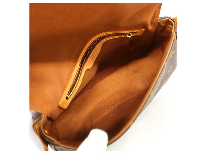 Bolsa de Ombro Louis Vuitton Monogram Mini Looping Marrom - vista 4