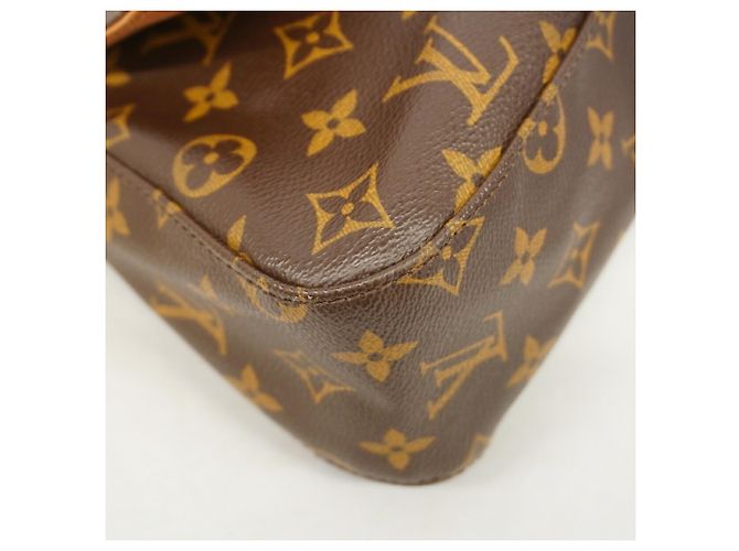 Bolsa de Ombro Louis Vuitton Monogram Mini Looping Marrom - vista 9