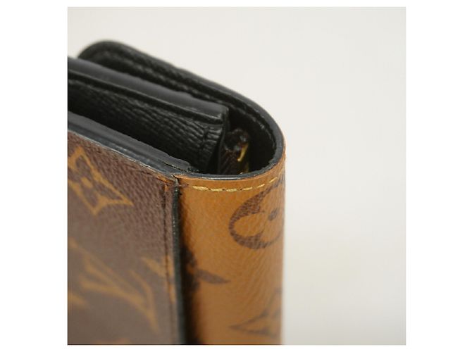 Louis Vuitton Monogram Reverse Portefeuille Emilie Long Wallet Marrone - vista 6