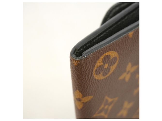 Louis Vuitton Monogram Reverse Portefeuille Emilie Long Wallet Marrone - vista 7