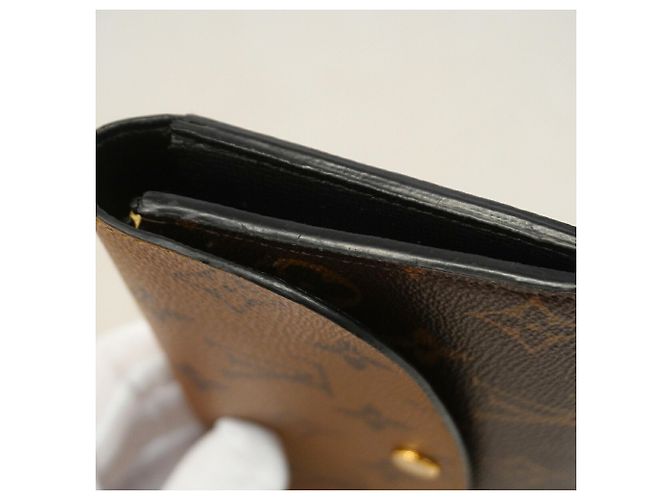 Louis Vuitton Monogram Reverse Portefeuille Emilie Long Wallet Marrone - vista 8