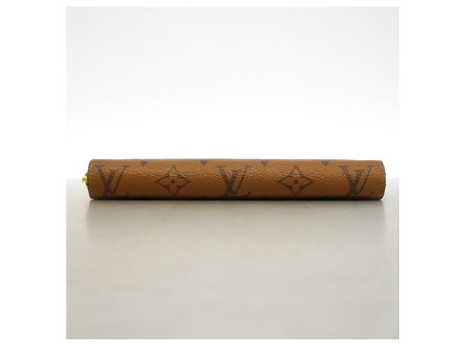 Cartera Zippy Monogram Reverse Louis Vuitton Castaño - vista 3