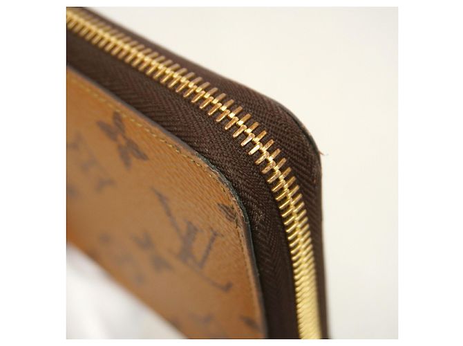 Cartera Zippy Monogram Reverse Louis Vuitton Castaño - vista 7