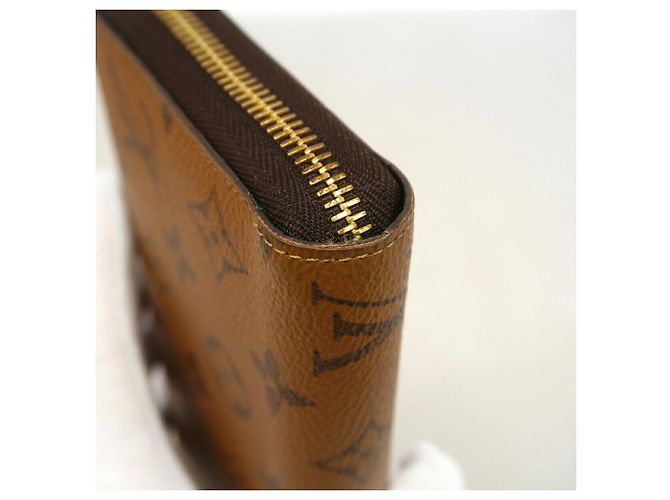 Cartera Zippy Monogram Reverse Louis Vuitton Castaño - vista 8