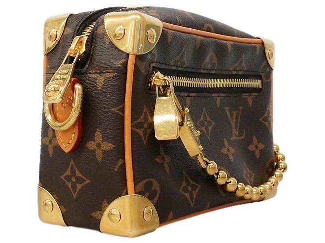 Borsa a tracolla Louis Vuitton Monogram Archive Mini Soft Trunk Marrone - vista 2