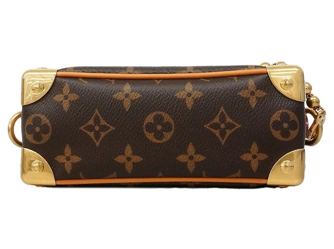 Borsa a tracolla Louis Vuitton Monogram Archive Mini Soft Trunk Marrone - vista 3