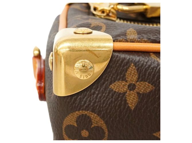 Borsa a tracolla Louis Vuitton Monogram Archive Mini Soft Trunk Marrone - vista 6