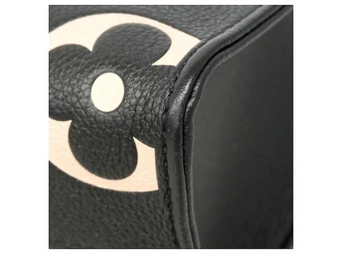 Louis Vuitton Monogram Empreinte Bicolor OnTheGo PM Handtasche Schwarz Beige - Ansicht 6