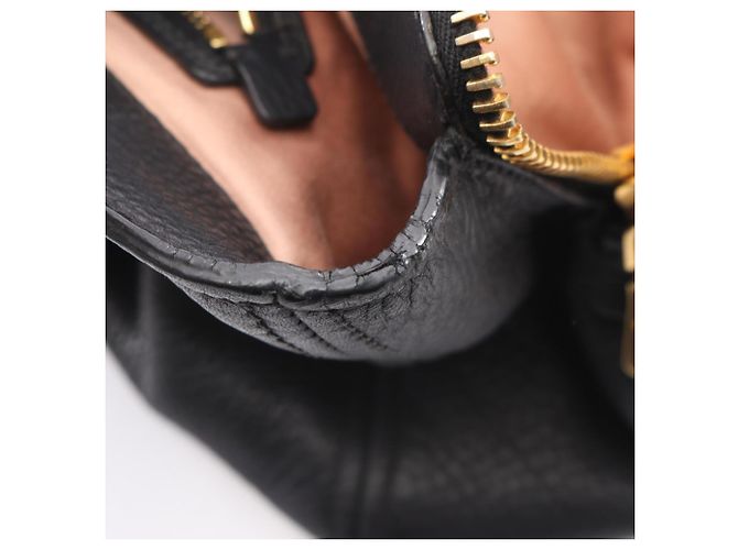 Borsa Tote Miu Miu in pelle nera Nero - vista 8