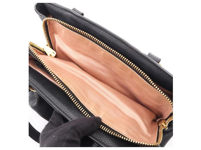 Borsa Tote Miu Miu in pelle nera Nero - vista 9