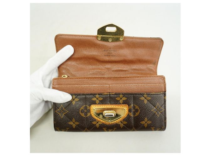 Louis Vuitton Monogram Etoile Portefeuille Sarah Long Wallet Marrone - vista 9