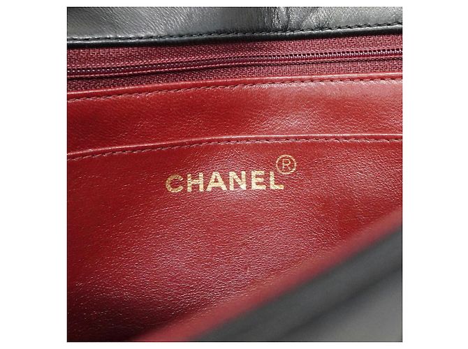 Borsa a tracolla Chanel Diana con catena Nero - vista 5